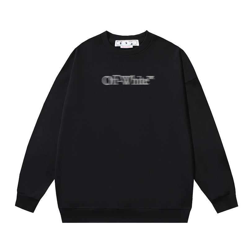 Buzo s/capucha Off White Negro