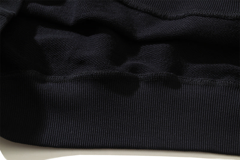 Buzo s/capucha Off White Negro