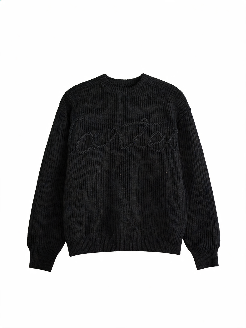 Corteiz Ribbed Sweater Negro