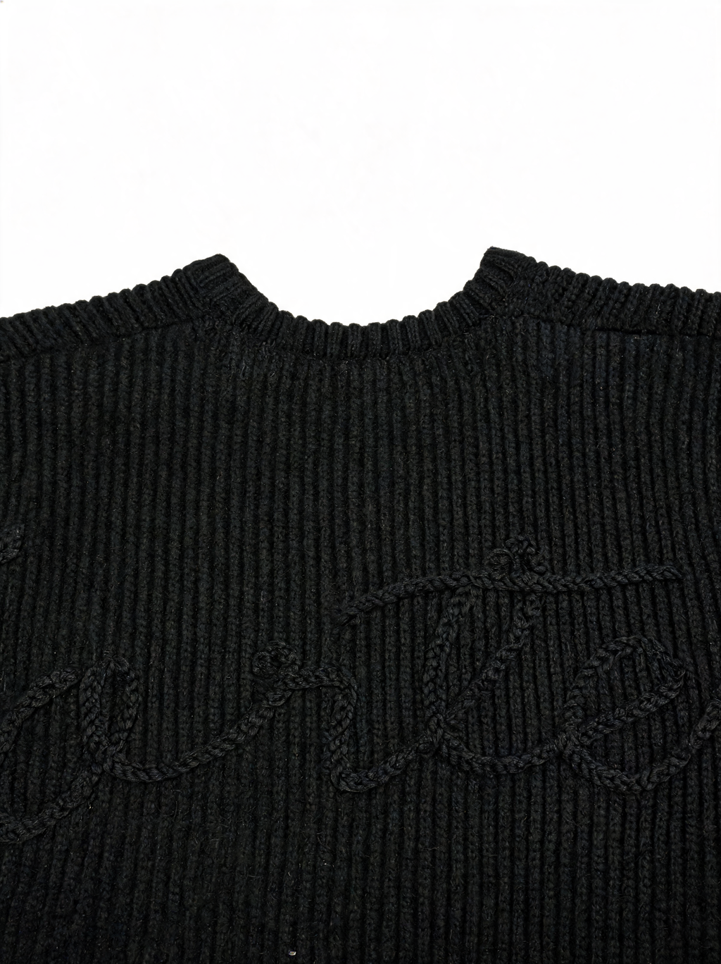 Corteiz Ribbed Sweater Negro
