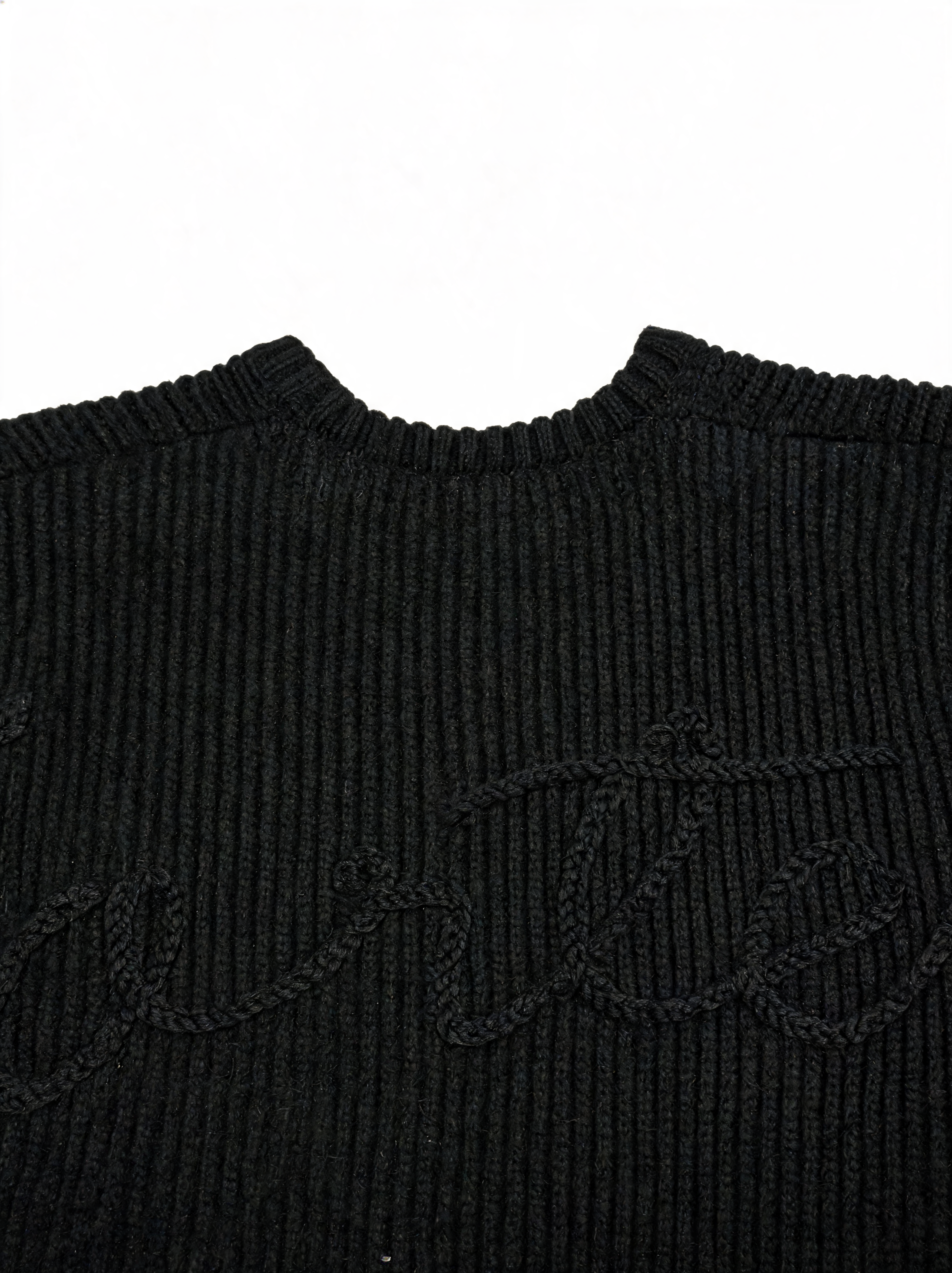 Corteiz Ribbed Sweater Negro